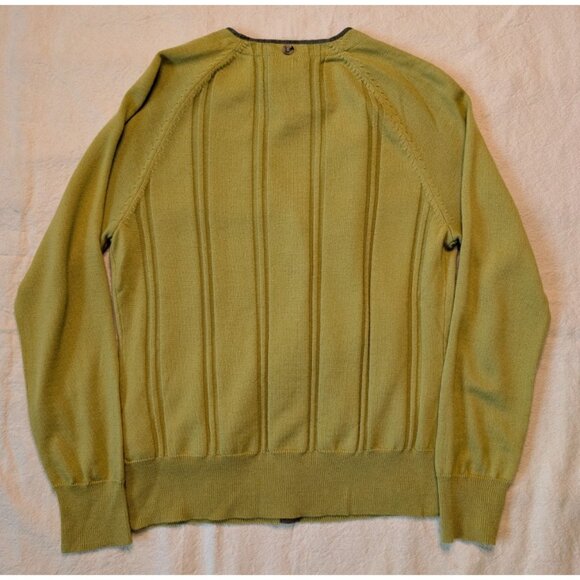 Ibex Cardigan Women's NWT Green Cashmere Wool Knit Sweater Size Small - Picture 4 of 12